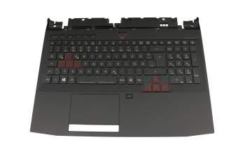 6B.Q06N5.017 original Acer keyboard incl. topcase DE (german) black/black with backlight