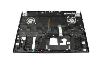 6B.QP1N2.014 original Acer keyboard incl. topcase DE (german) black/black with backlight