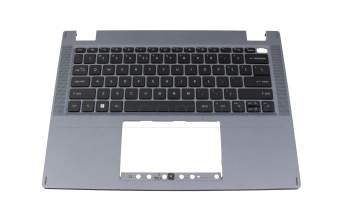 6B.VUNN7.030 original Acer keyboard incl. topcase US (english) black/blue with backlight