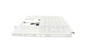 6BC5SN7011 original Acer keyboard incl. topcase DE (german) white/white with backlight (without pen compartment)
