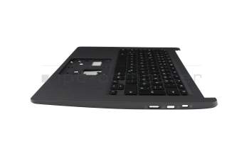 6BHS4N7015 original Acer keyboard incl. topcase DE (german) black/black