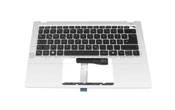 6BKWMN8020 original Acer keyboard incl. topcase DE (german) black/silver