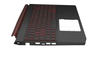 6BQ5AN2012 original Acer keyboard incl. topcase DE (german) black/black/red with backlight