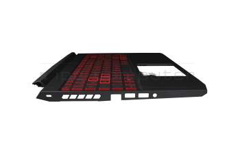 6BQAMN2014 original Acer keyboard incl. topcase DE (german) black/red/black with backlight