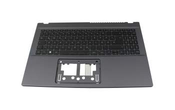 6BQHTN7011 original Acer keyboard incl. topcase DE (german) black/anthracite with backlight