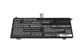 IPC-Computer battery compatible to Medion 40072215 with 45.6Wh