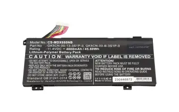 IPC-Computer battery compatible to Medion 40068691 with 45.6Wh