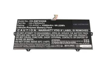 IPC-Computer battery 66Wh suitable for Samsung Galaxy Book Flex (NP930QCG)