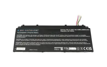IPC-Computer battery 11.55 V (AP15O5L) compatible to Acer KT.00305.003 with 53.13Wh