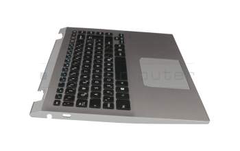 70N10D1T1020P original Medion keyboard incl. topcase DE (german) black/silver with backlight