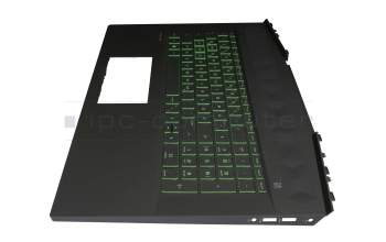 7116983400008 original HP keyboard incl. topcase DE (german) black/black with backlight