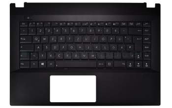 71KZ1888012 original Compal keyboard incl. topcase DE (german) black/black