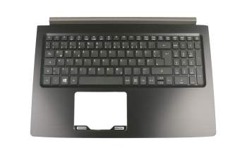 71NFJ1BO019 original Compal keyboard incl. topcase DE (german) black/black