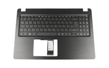 71NGS1B034 original Compal keyboard incl. topcase DE (german) black/black with backlight