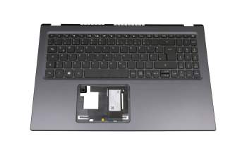 71NJV1BO082 original Compal keyboard incl. topcase DE (german) black/black with backlight