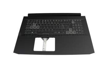 71NJV1BO083 original Compal keyboard incl. topcase CH (swiss) black/black with backlight