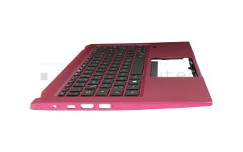 7567650700014 original Acer keyboard incl. topcase DE (german) black/red with backlight
