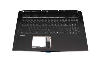 7A7-17B512-001 original MSI keyboard incl. topcase DE (german) black/black with backlight