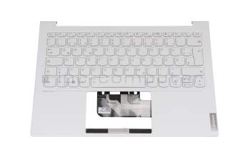 814807080350 original Lenovo keyboard incl. topcase DE (german) white/white with backlight