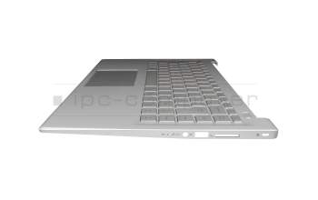 8207025232 original Medion keyboard incl. topcase DE (german) silver/silver