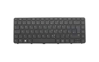 822340-041 original HP keyboard DE (german) black/black matte