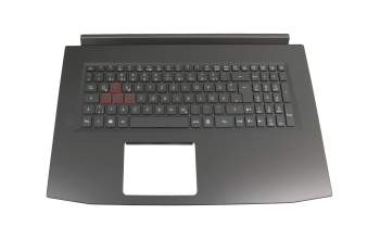 82304FE9K201 original Acer keyboard incl. topcase DE (german) black/black with backlight (GeForce 1060)