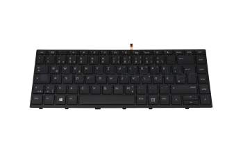 831-00702-00B original HP keyboard DE (german) black/black with backlight