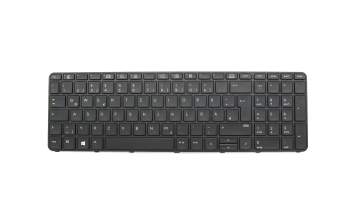 837549-041 original HP keyboard DE (german) black/black matte