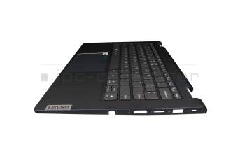 8S5CB1B3908300RH original Lenovo keyboard incl. topcase US (english) grey/blue with backlight
