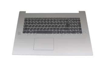 8SST60N10295 original Lenovo keyboard incl. topcase FR (french) grey/silver with backlight (Platinum Grey)