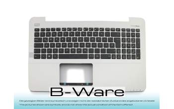 90NB0647-R32GE0 original Asus keyboard incl. topcase DE (german) black/silver b-stock