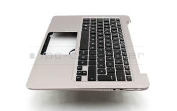 90NB08T5-R31GE0 original Asus keyboard incl. topcase DE (german) black/silver