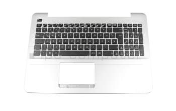 90NB0D22-R31GE0 original Asus keyboard incl. topcase DE (german) silver/silver