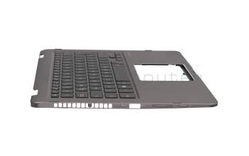 90NB0GD1-R30100 original Asus keyboard incl. topcase DE (german) black/grey with backlight