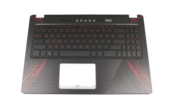 90NB0IX1-R30100 original Asus keyboard incl. topcase DE (german) black/black with backlight