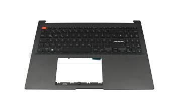 90NB0WD1-R30GE0 original Asus keyboard incl. topcase DE (german) black/black with backlight