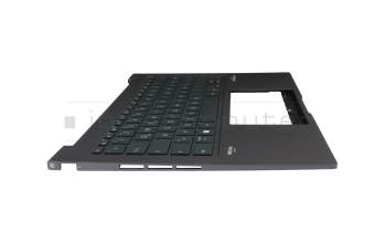 90NB1081-R31GE0 original Asus keyboard incl. topcase DE (german) black/grey with backlight