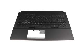 90NR00F2-R31GE0 original Asus keyboard incl. topcase DE (german) black/black with backlight