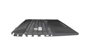 90NR03L1-R31GE0 original Asus keyboard incl. topcase DE (german) black/transparent/black with backlight
