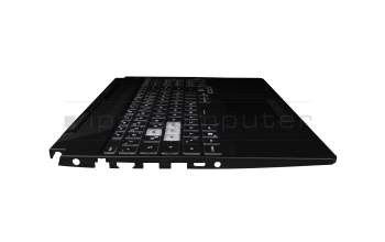 90NR03U1-R32GE0 original Asus keyboard incl. topcase DE (german) black/transparent/black with backlight