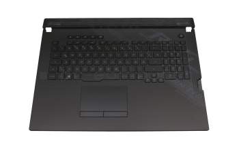 90NR0431-R31GE0 original Asus keyboard incl. topcase DE (german) black/black with backlight
