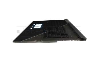 90NR08L2-R31GE0 original Asus keyboard incl. topcase DE (german) black/black/transparent/grey with backlight