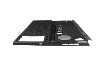 90NR0921-R31GE0 original Asus keyboard incl. topcase DE (german) black/transparent/black/red with backlight