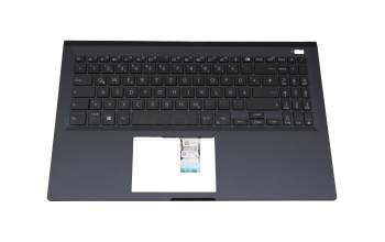 90NX0401-R33GE1 original Asus keyboard incl. topcase DE (german) black/blue