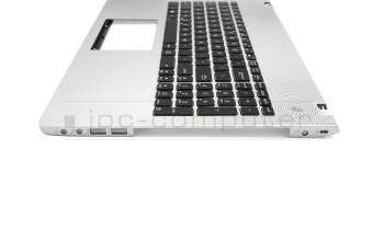 90R-N9J1K1Q80U original Asus keyboard incl. topcase US (english) black/silver with backlight