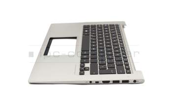 90R-NPO1K1P00Y original Asus keyboard incl. topcase SF (swiss-french) black/silver with backlight