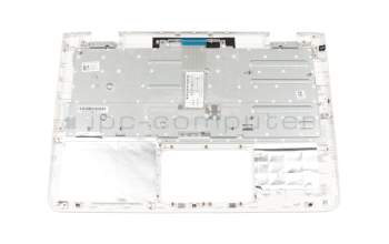 913929-041 original HP keyboard incl. topcase DE (german) white/white