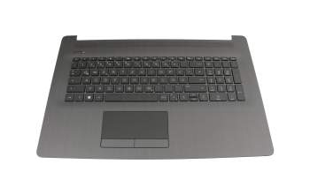 925008-031 original HP keyboard incl. topcase UK (english) black/black (with PTP/for DVD, surface structure ‘brushed black’)