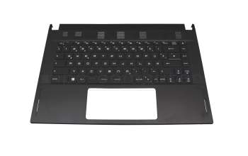 957-16V11E-C06 original MSI keyboard incl. topcase DE (german) black/black