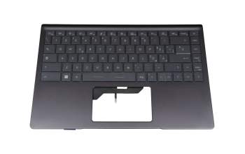 95714D36EC10 original MSI keyboard incl. topcase IT (italian) grey/black with backlight